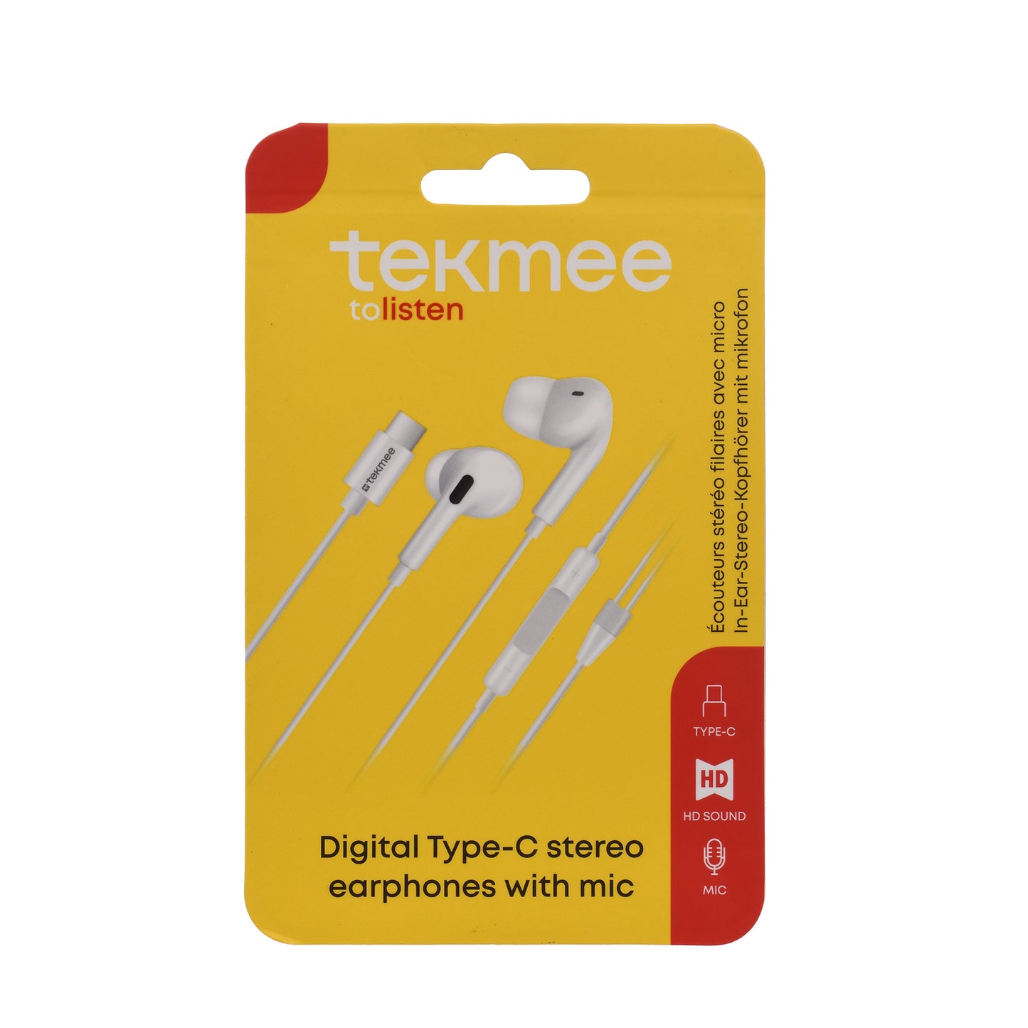 TEKMEE STEREO TYPE-C EARPHONES 40430163