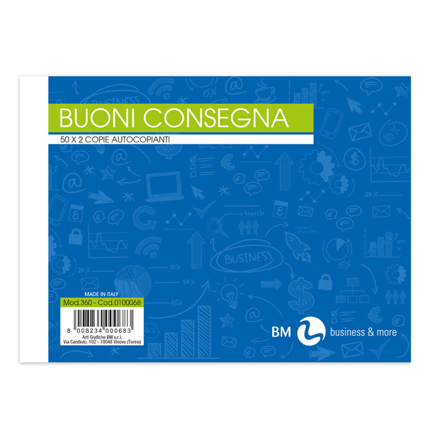 BUONO CONSEGNA BM MOD.360 0100068