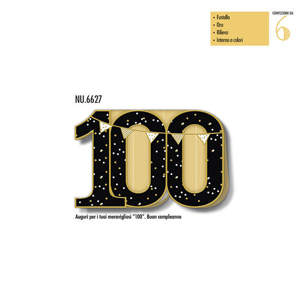 CROMO NU.6627 100 ANNI 6pz - tobacconist