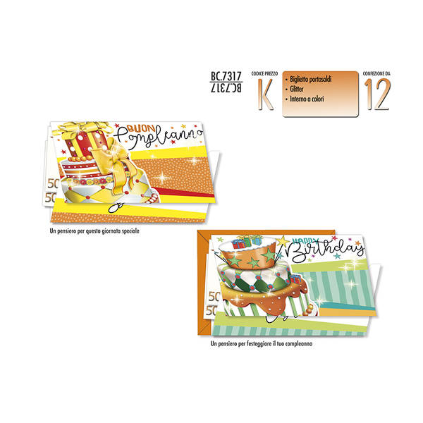 CROMO BC.7317 PORTASOLDI BAMBINI 12pz - tobacconist
