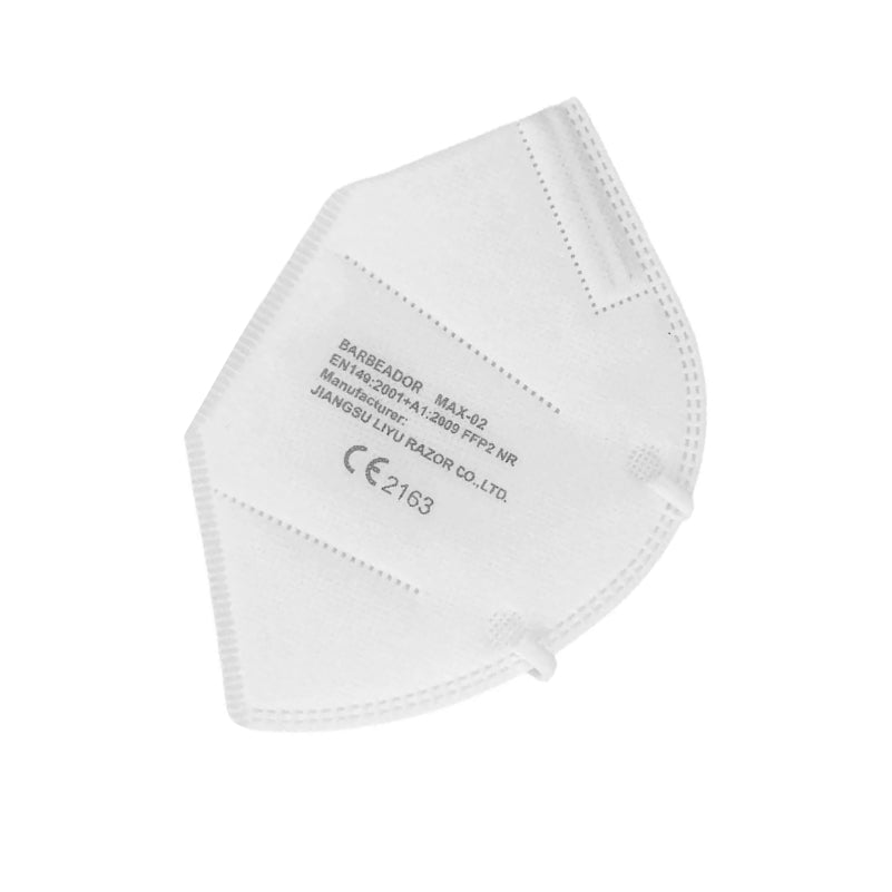 FFP2 WHITE/BLACK MASK 20pz - tobacconist