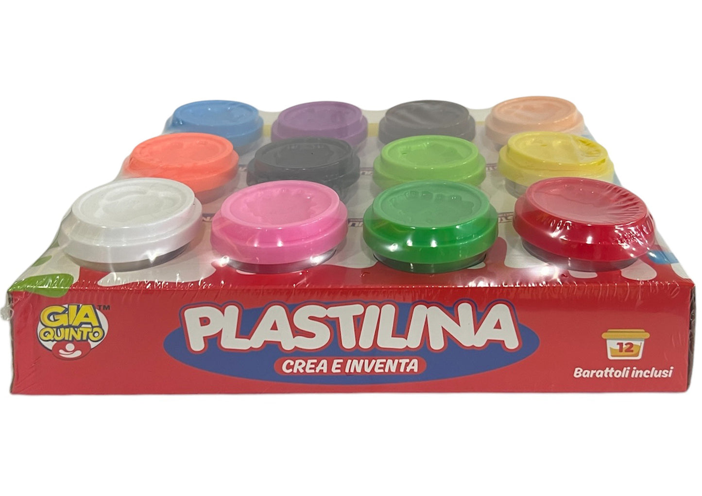 PLASTILINA 12 VASETTI GVC-9931