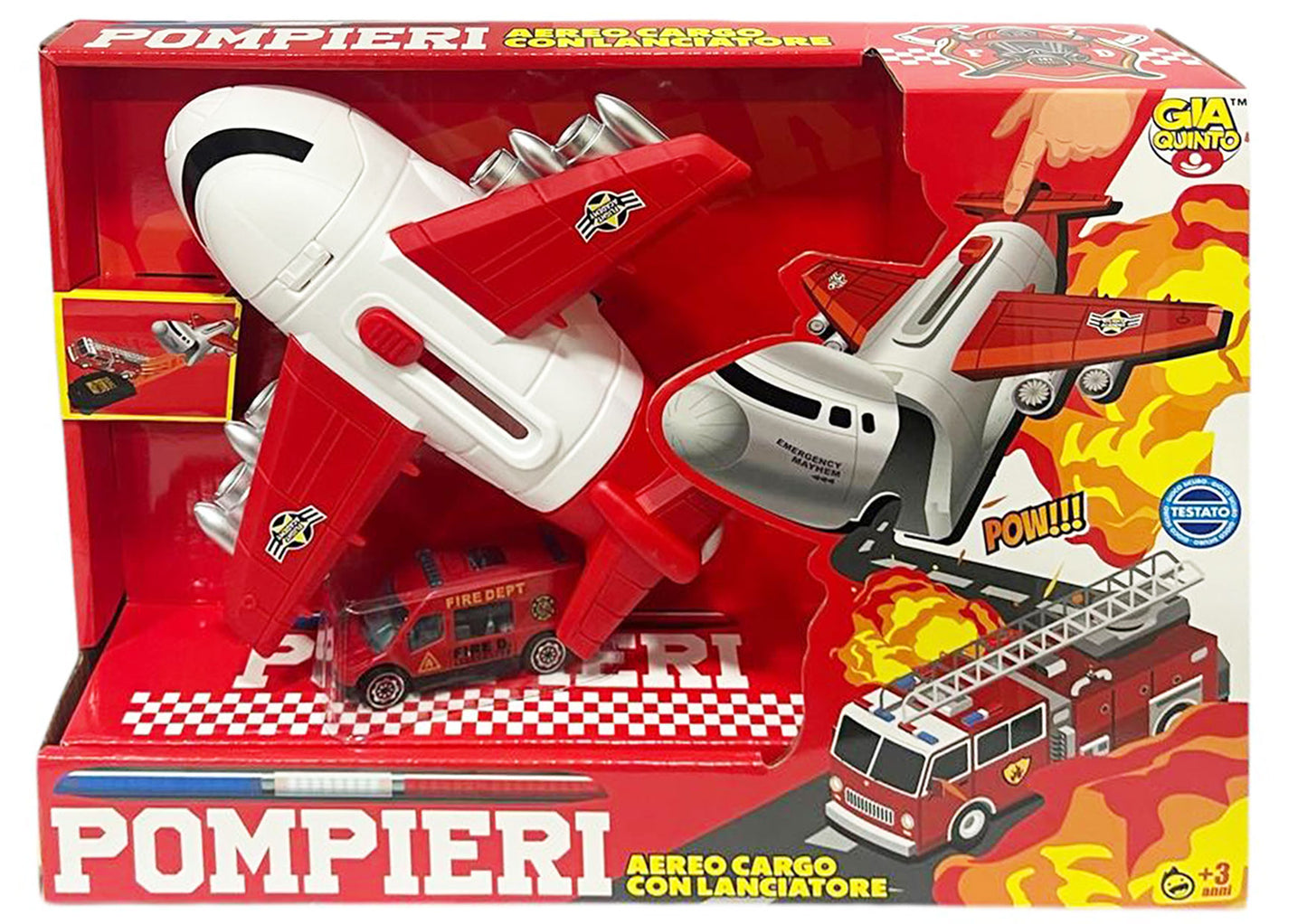 AEREO POMPIERI CON MEZZO GVC-8526