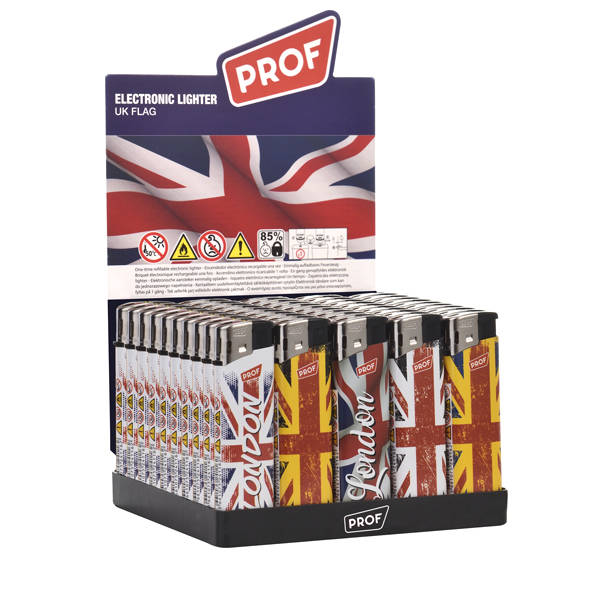 ACC.NO ELE. PROF UK FLAG 50pz 80000023 - tobacconist