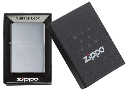 ZIPPO 230 VINTAGE CROMO SATINATO - tobacconist