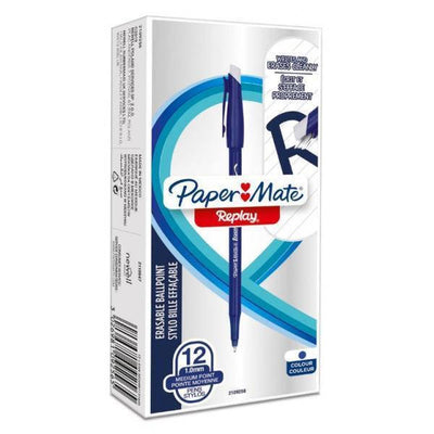 PENNA REPLAY PAPER MATE BLU SC 12pz - tobacconist