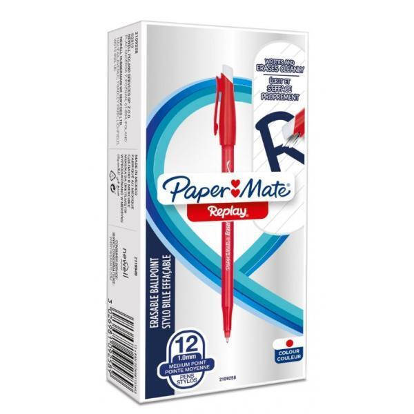 PENNA REPLAY PAPER MATE ROSSA SC 12pz - tobacconist