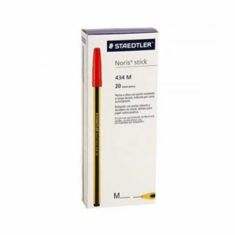 PENNA STAEDTLER cf.20 ROSSE - tobacconist