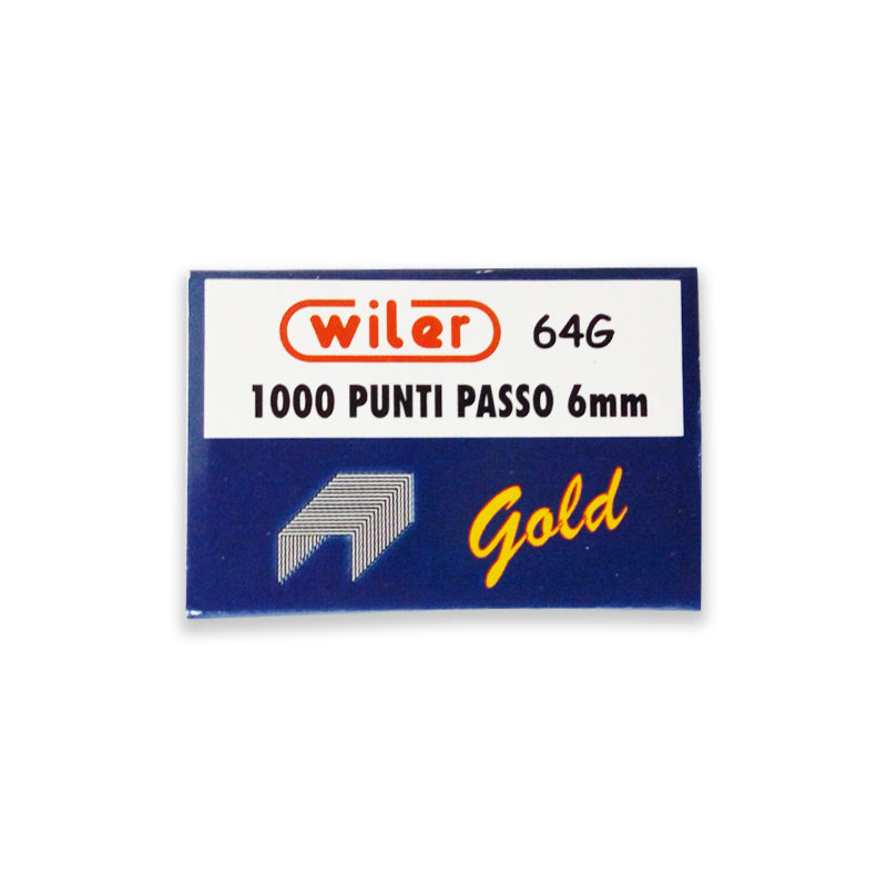 PUNTI CUCITRICE WILER 6mm 20x1000