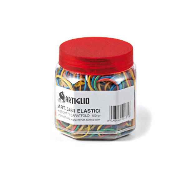 ELASTICI ASS. BARATTOLO 100gr - tobacconist