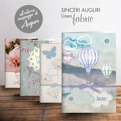 BIGLIETTI AGURALI SINCERI AUGURI SA1223C0012pz 4 Soggetti