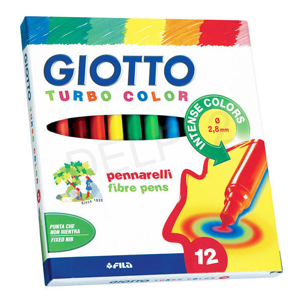 PENNARELLI TURBO COLOR 12 GIOTTO - tobacconist