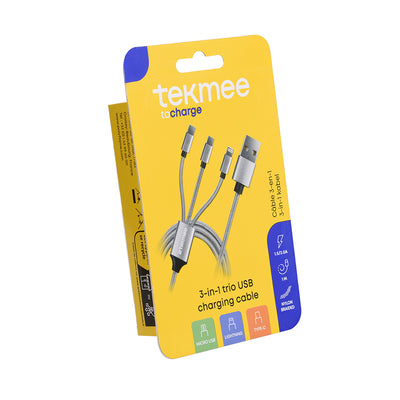 TEKMEE 1m NYLLON TRIO CABLE 40430087