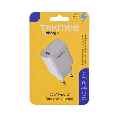 TEKMEE 20W TYPE-C WALL FAST 40430187 - tobacconist