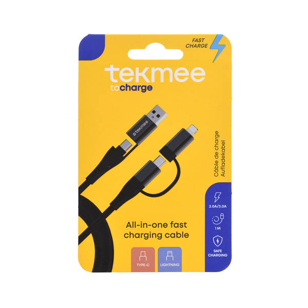 TEKMEE 1M ALL-IN-ONE CABLE 40430322 - tobacconist