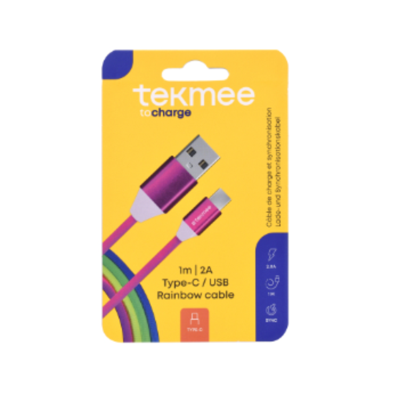 TEKMEE 1M USB TYPE-C SILICONE 40430315 - tobacconist