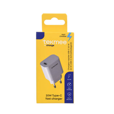 TEKMEE 20W TYPE-C WALL CHARGER 40430188 - tobacconist