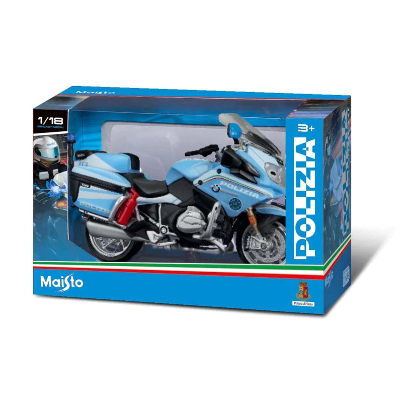 MAISTO 1/18 MOTO POLIZIA - tobacconist