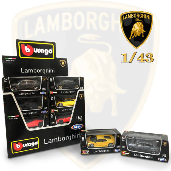 BURAGO 1/43 LAMBORGHINI 24pz 390607