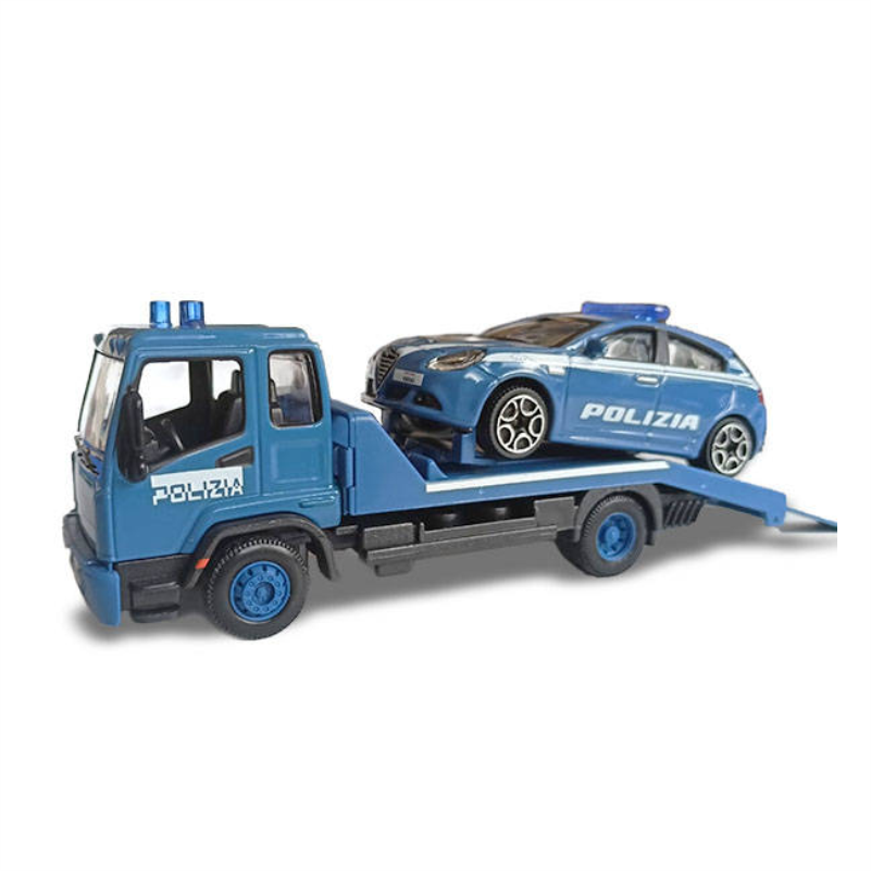 BURAGO 1/43 CARRO ATTREZZI POLIZIA C/AUT