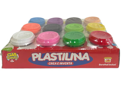 PLASTILINA 12 VASETTI GVC-9931
