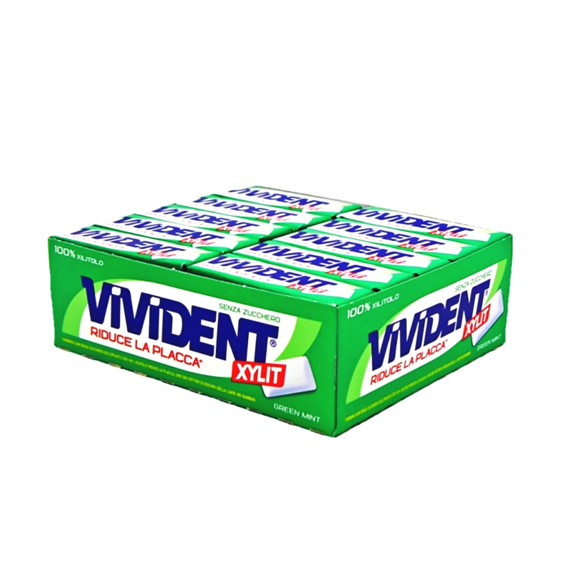 *VIVIDENT XYLIT GREEN MINT 40pz - tobacconist