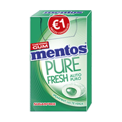 *MENTOS PURE FRESH SPEARMINT 20pz - tobacconist