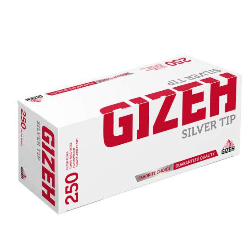 GIZEH TUBI PER SIGARETTA SILVER TIP EXTR - tobacconist