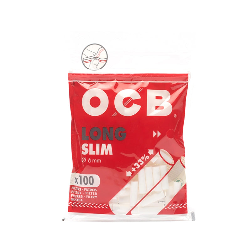 OCB FILTRI SLIM 6 MM FILTRO LUNGO - tobacconist