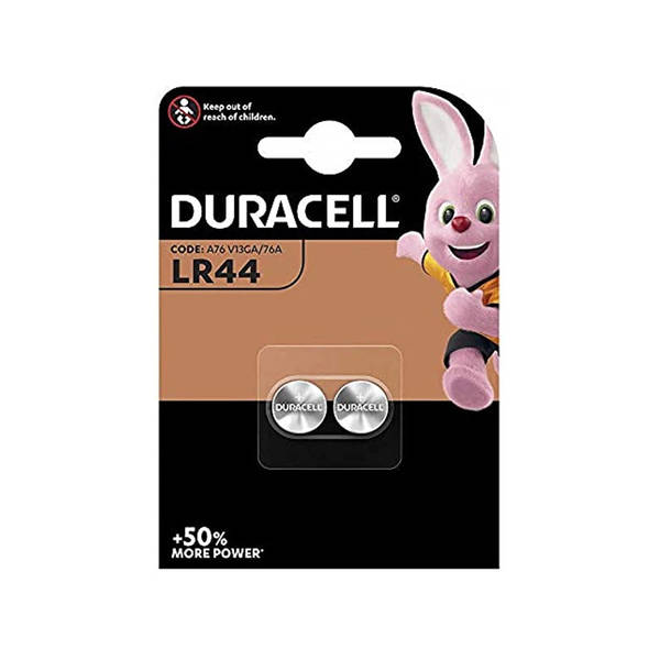 BATTERIE DURACELL LR 44 blister 2pz - tobacconist