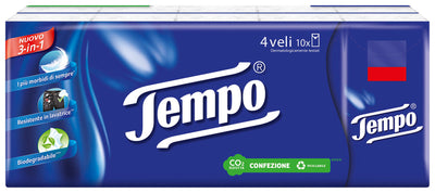 FAZZOLETTI TEMPO 300pz 30x10pz
