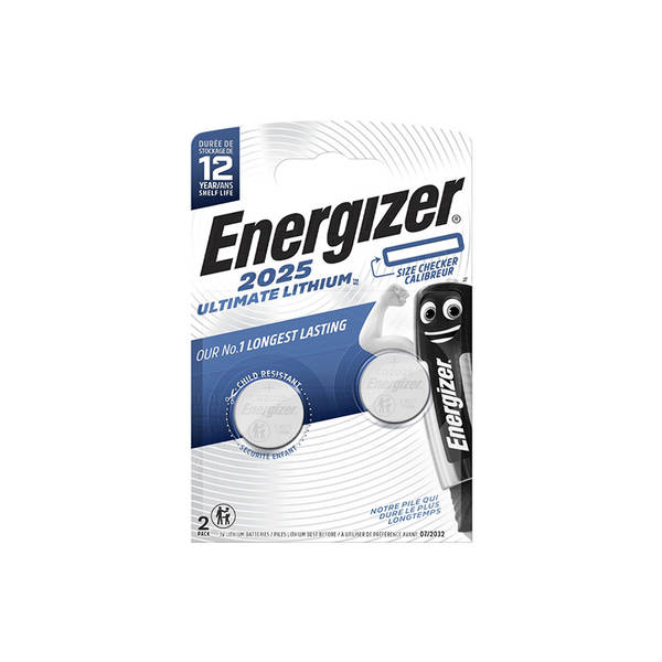 BATTERIE ENERGIZER CR2025 LITHIUM - tobacconist