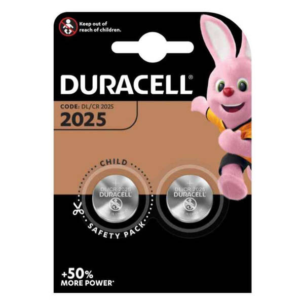 BATTERIE DURACELL 2025 2pz - tobacconist