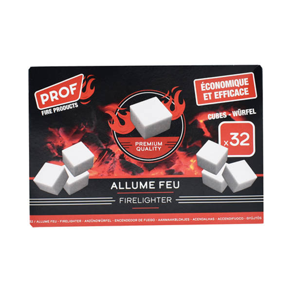 PROF ACC.FUOCO 32 PER BBQ WHITE CUBES FIRELI 24pz 40807014 - tobacconist