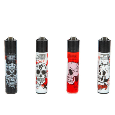 CLIPPER MICRO GRAFFITI SKULLS +BW+LB 48pz