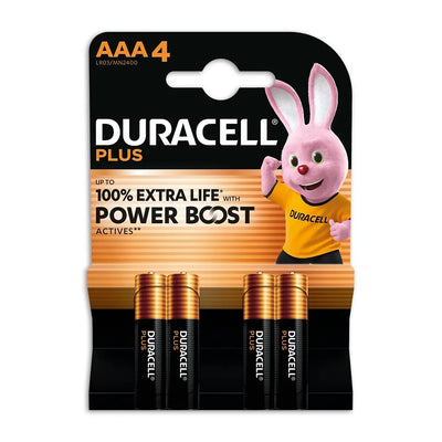 BETTERIE DURACELL PLUS POWERBOOST MINISTILO AAA